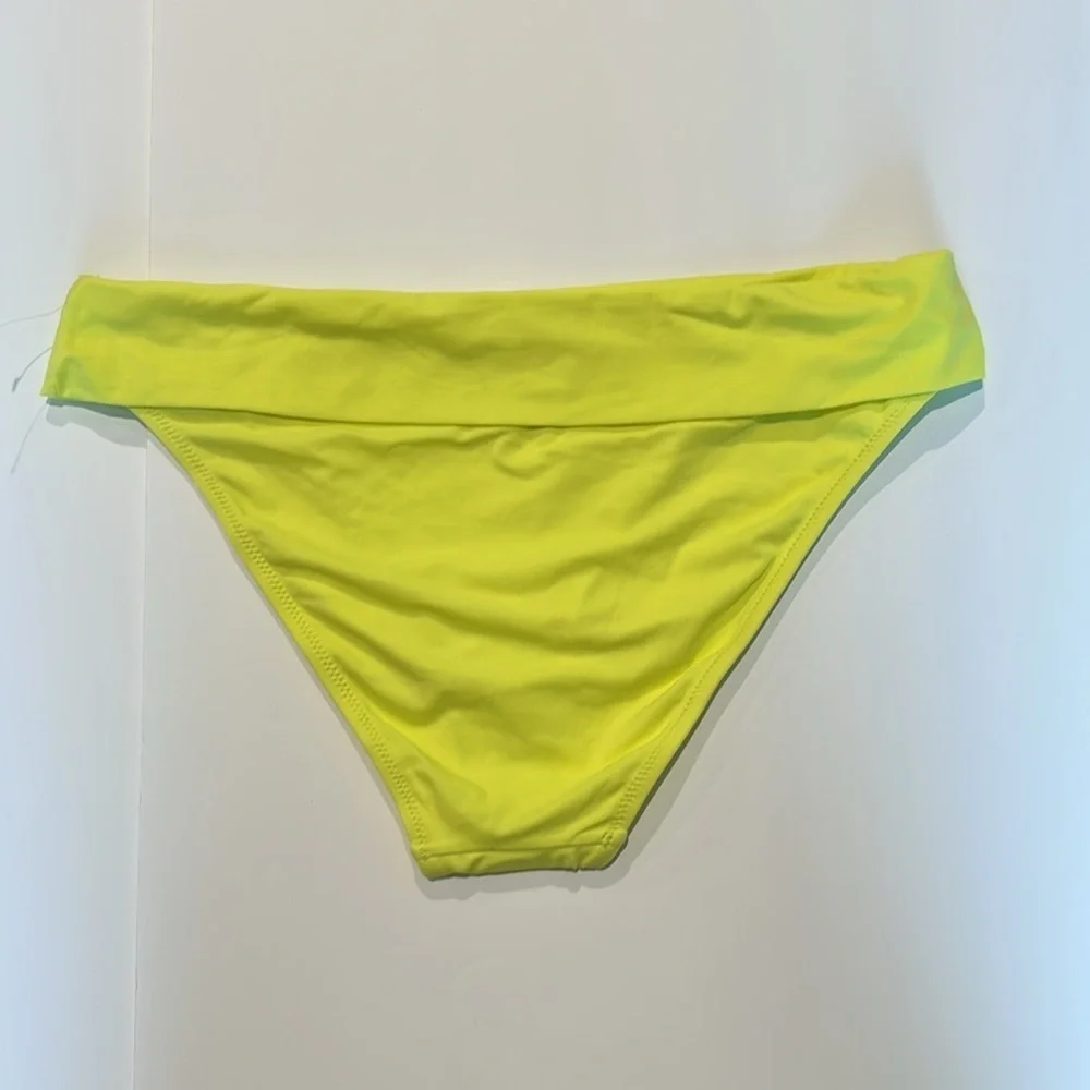 Enfasis Swimwear yellow bikini swim bottom size 12
